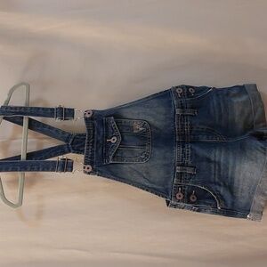 Guess girls denim shortalls. Size 6